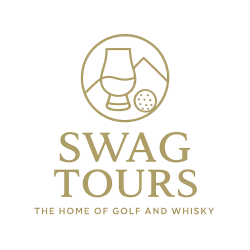 Gold Logo of Swag Tours
